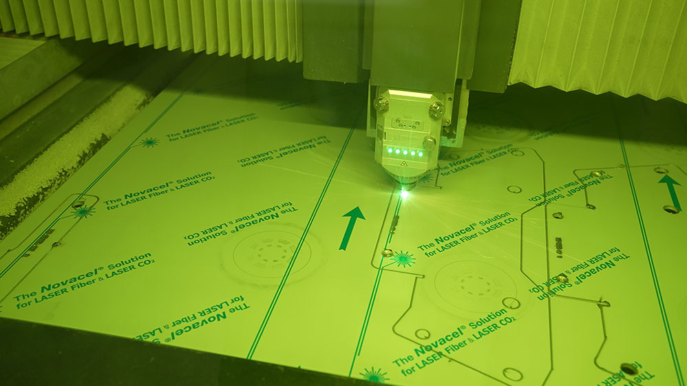 Fiber Laser cutting up to 1.25 inch steel